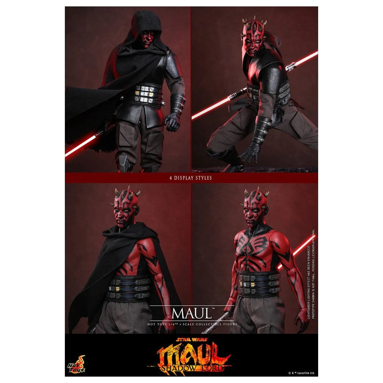 Star Wars: Maul - Shadow Lord Television Masterpiece Action Figur 1/6 Maul 29 cm Produktfoto