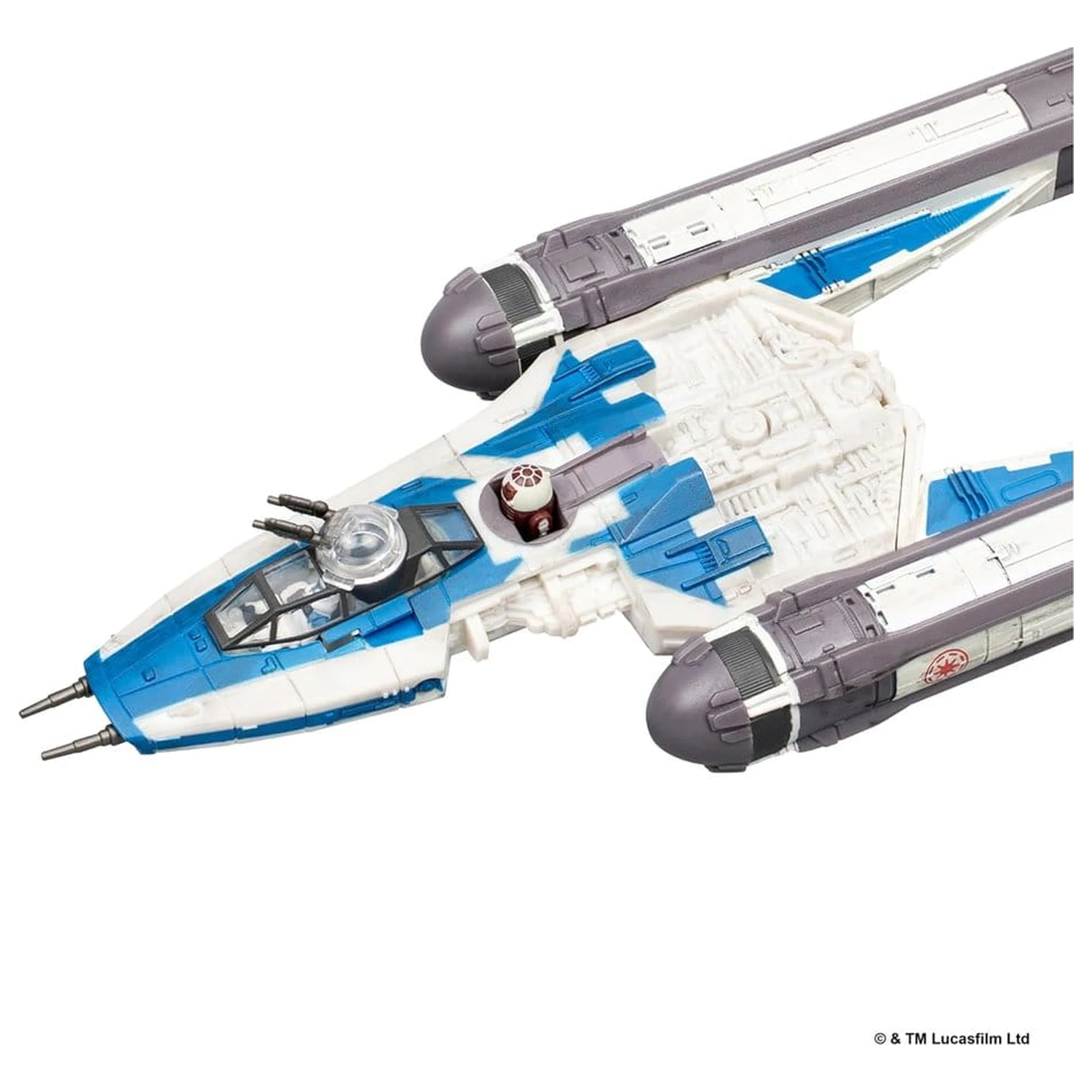 Star Wars Mittelgroßes Fahrzeug BTL-B Y-wing Starfighter mit Clone Captain Rex 13 cm Produktfoto