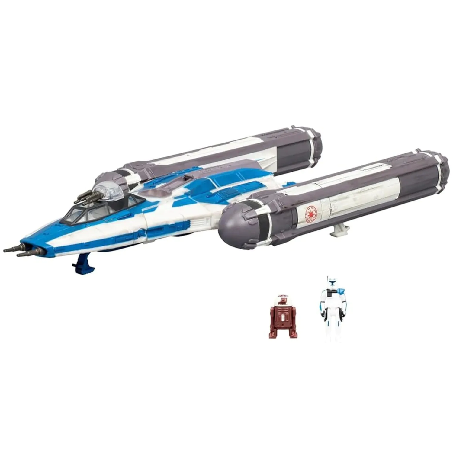 Star Wars Mittelgroßes Fahrzeug BTL-B Y-wing Starfighter mit Clone Captain Rex 13 cm Produktfoto