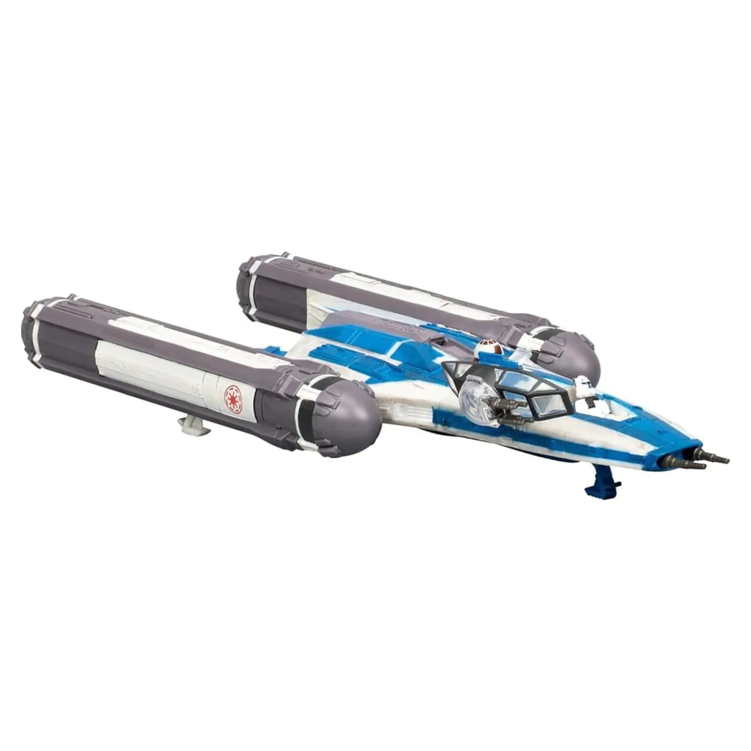 Star Wars Mittelgroßes Fahrzeug BTL-B Y-wing Starfighter mit Clone Captain Rex 13 cm Produktfoto