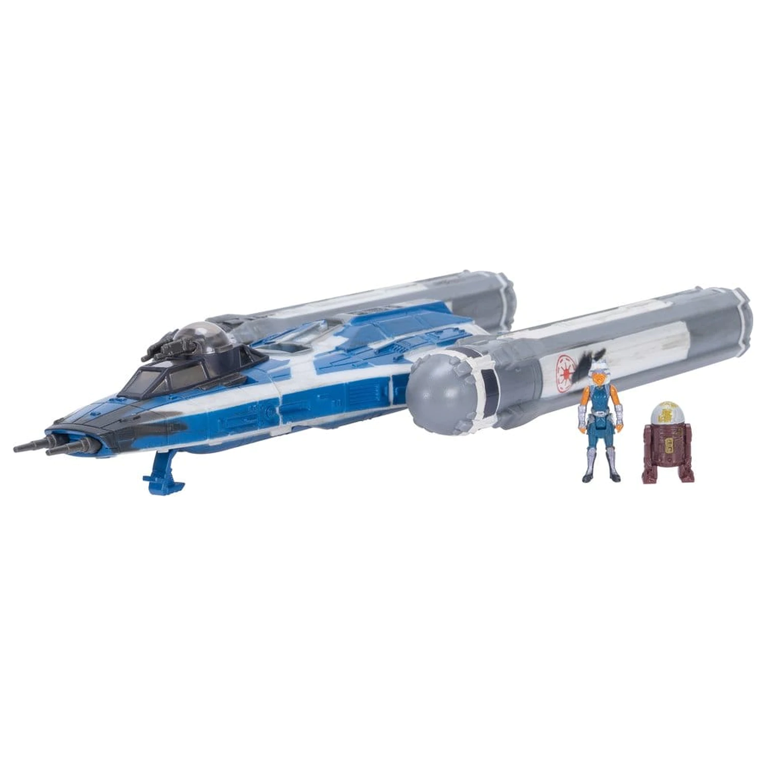 Star Wars Mittleres Fahrzeug & Figur BTL-B Y-wing & Ahsoka & R7-A7 Produktfoto