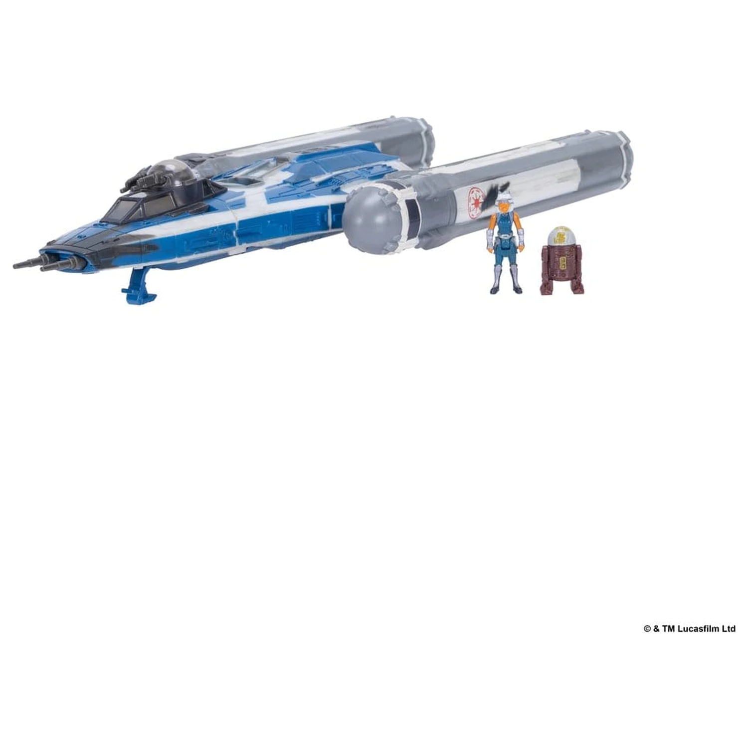 Star Wars Mittleres Fahrzeug & Figur BTL-B Y-wing & Ahsoka & R7-A7 Produktfoto