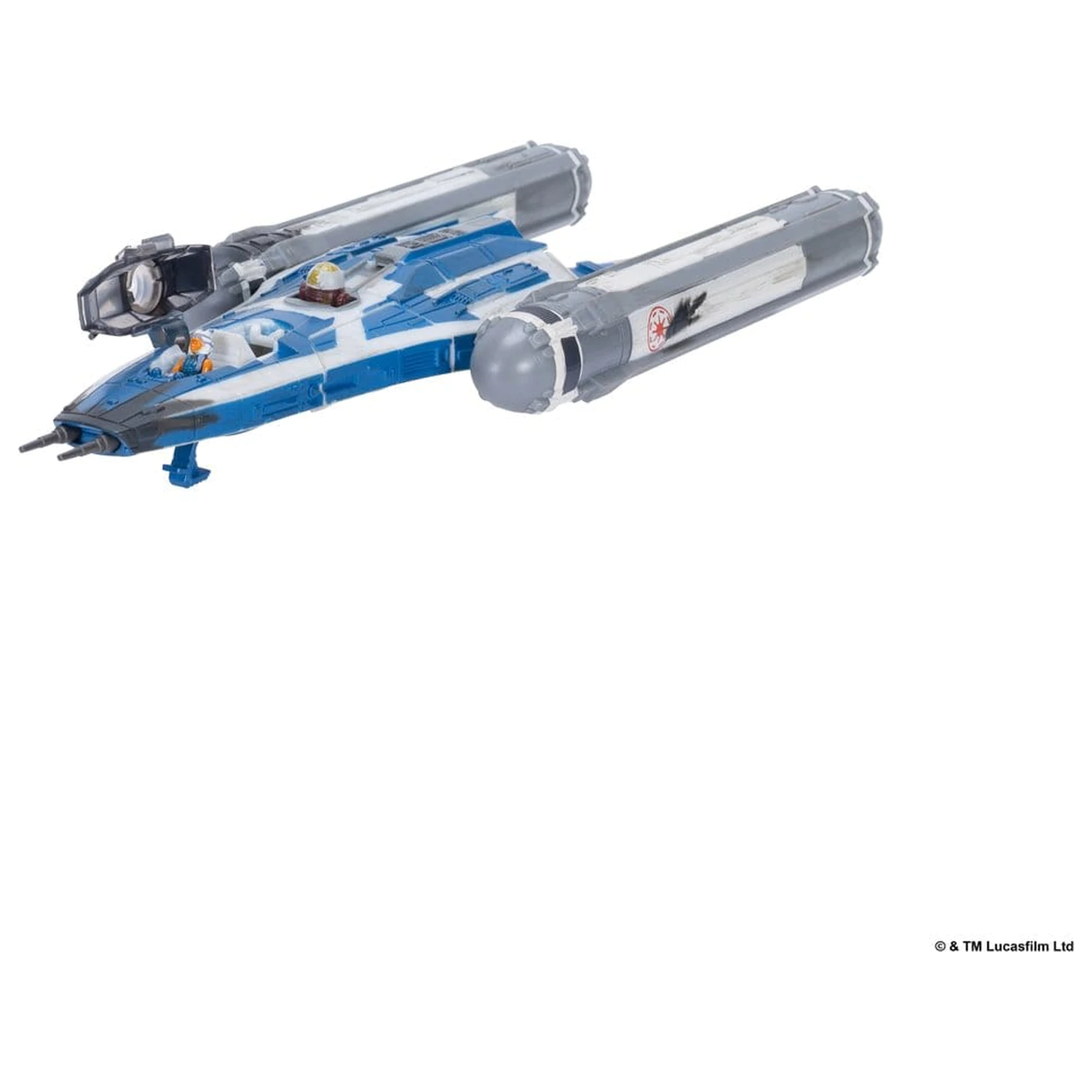 Star Wars Mittleres Fahrzeug & Figur BTL-B Y-wing & Ahsoka & R7-A7 Produktfoto