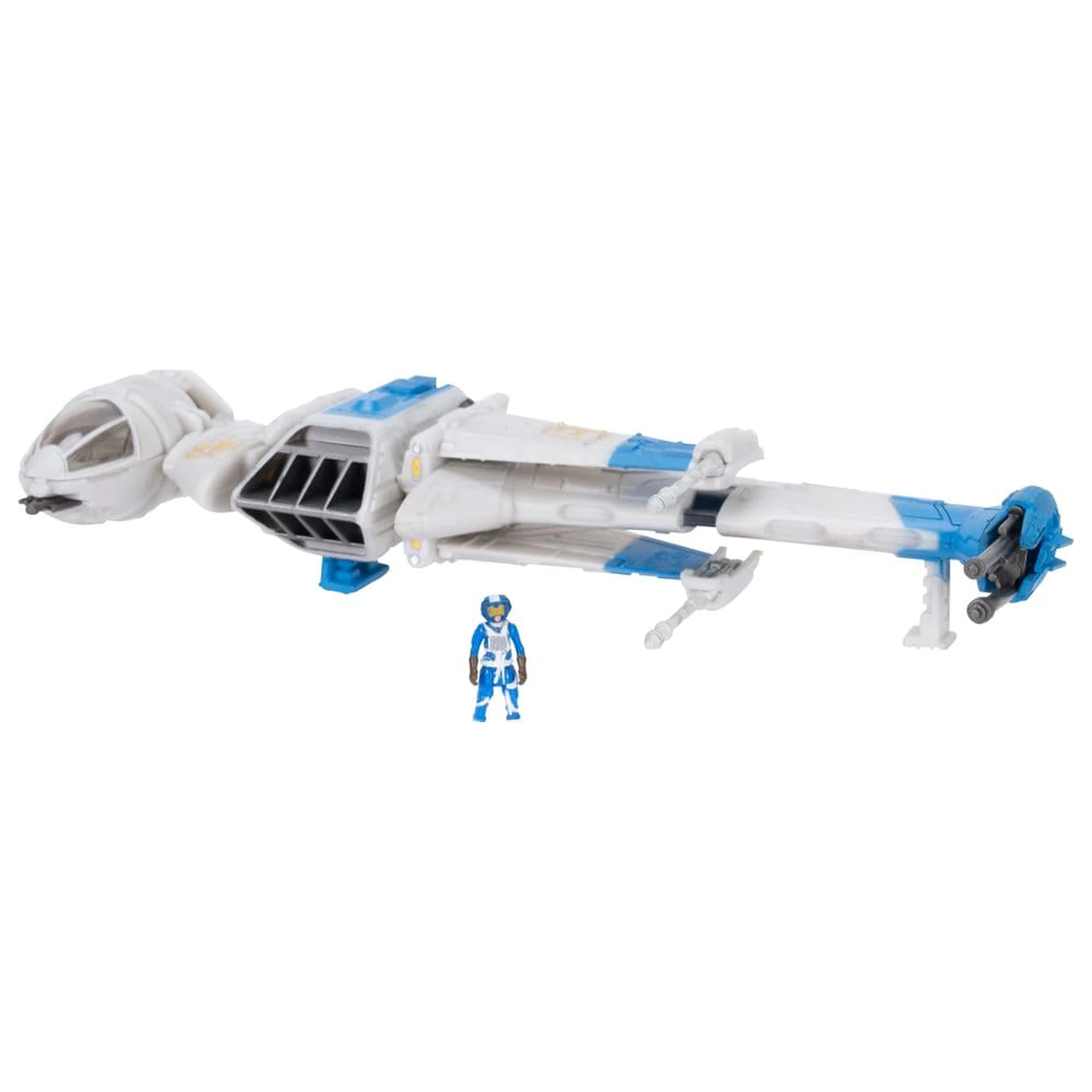 Star Wars Mittelgroßes Fahrzeug & Figur New Republic B-wing & B-Wing Pilot Produktfoto