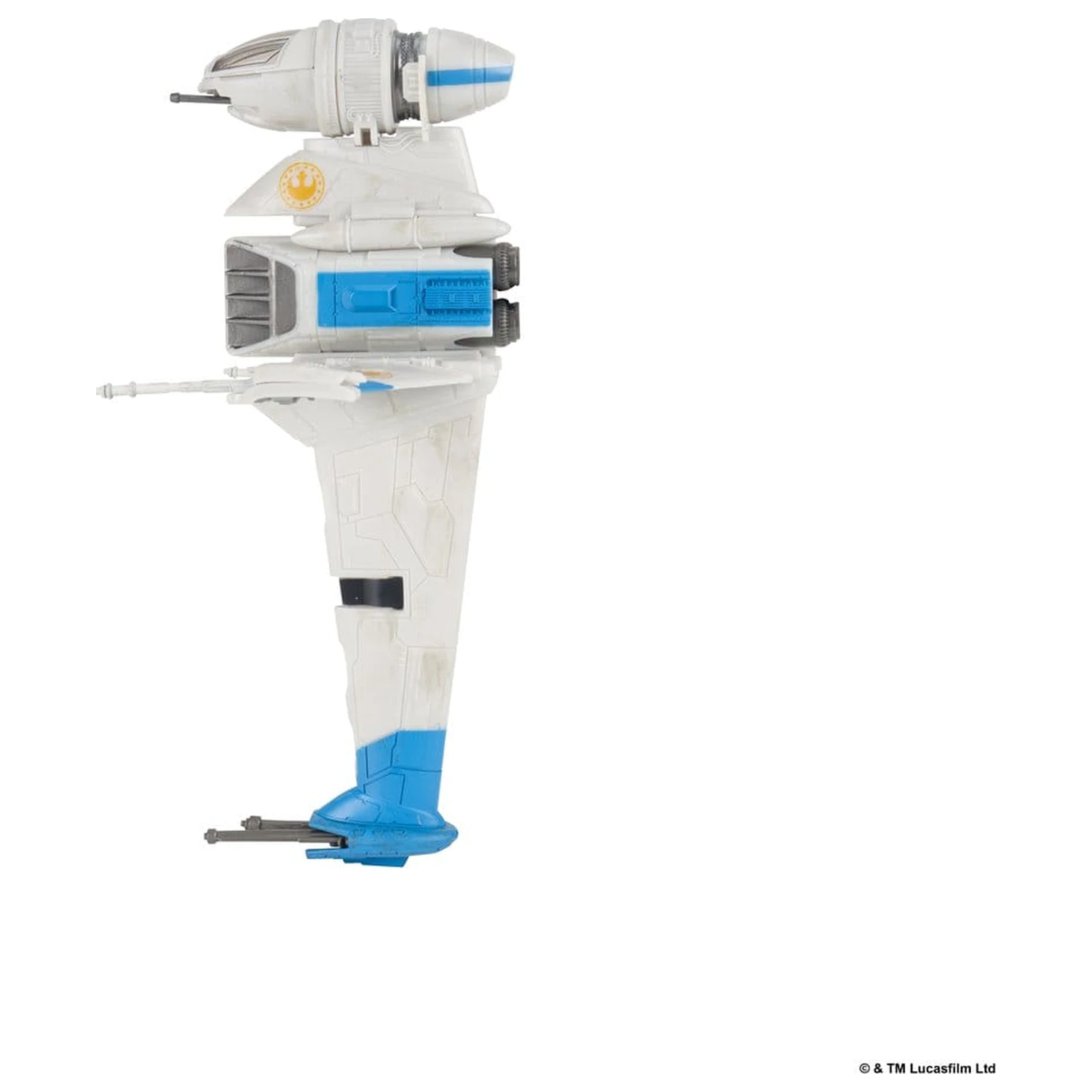 Star Wars Mittelgroßes Fahrzeug & Figur New Republic B-wing & B-Wing Pilot Produktfoto