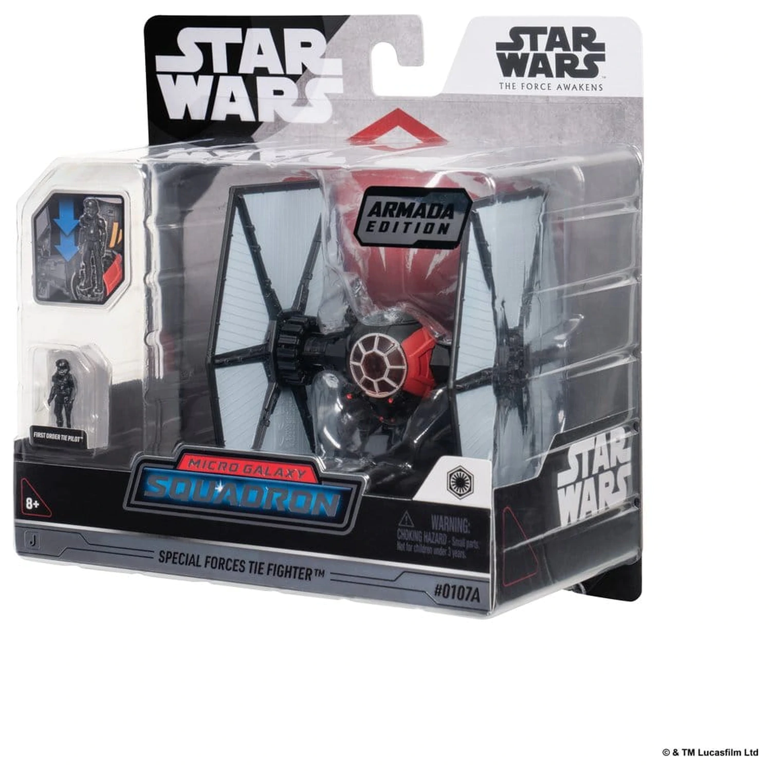 Star Wars Mittleres Fahrzeug & Figuren Sortiment Special Forces TIE Fighter & First Order TIE Pilot (Armada Edition) Produktfoto