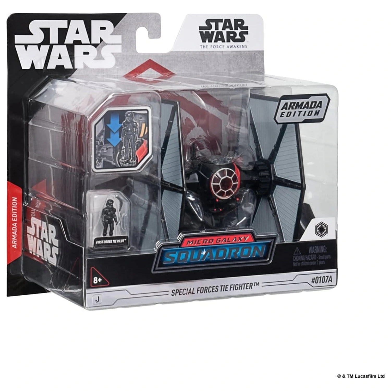 Star Wars Mittleres Fahrzeug & Figuren Sortiment Special Forces TIE Fighter & First Order TIE Pilot (Armada Edition) Produktfoto