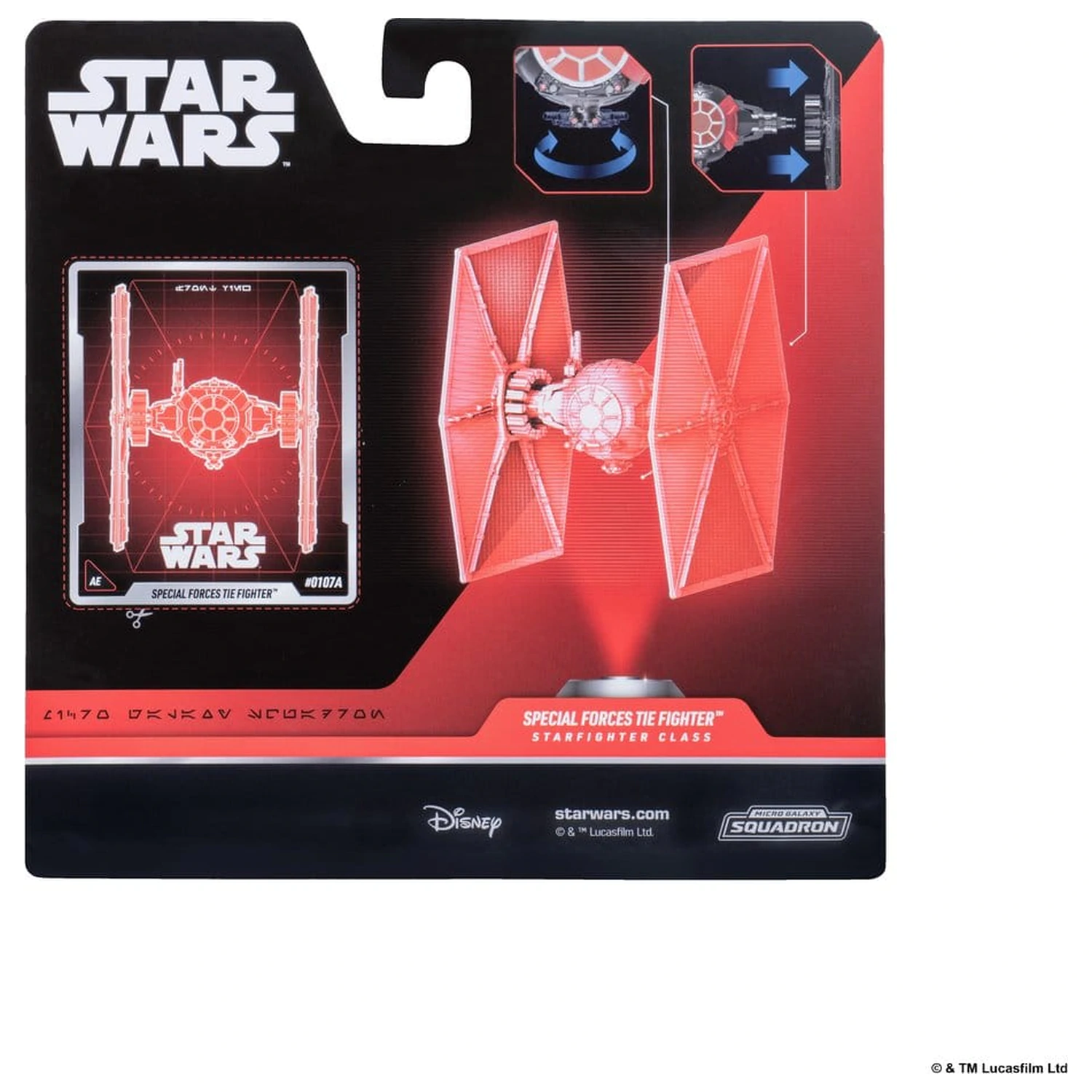 Star Wars Mittleres Fahrzeug & Figuren Sortiment Special Forces TIE Fighter & First Order TIE Pilot (Armada Edition) Produktfoto