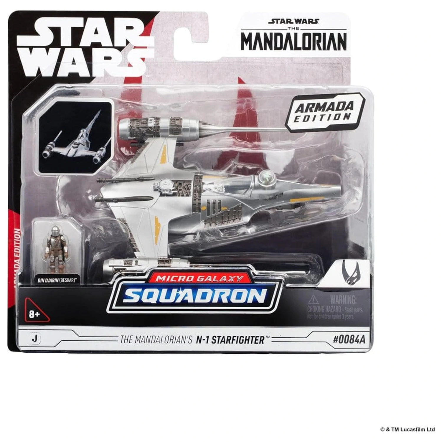 Star Wars Mittelgroßes Fahrzeug N1 mit Mando 13 cm Produktfoto