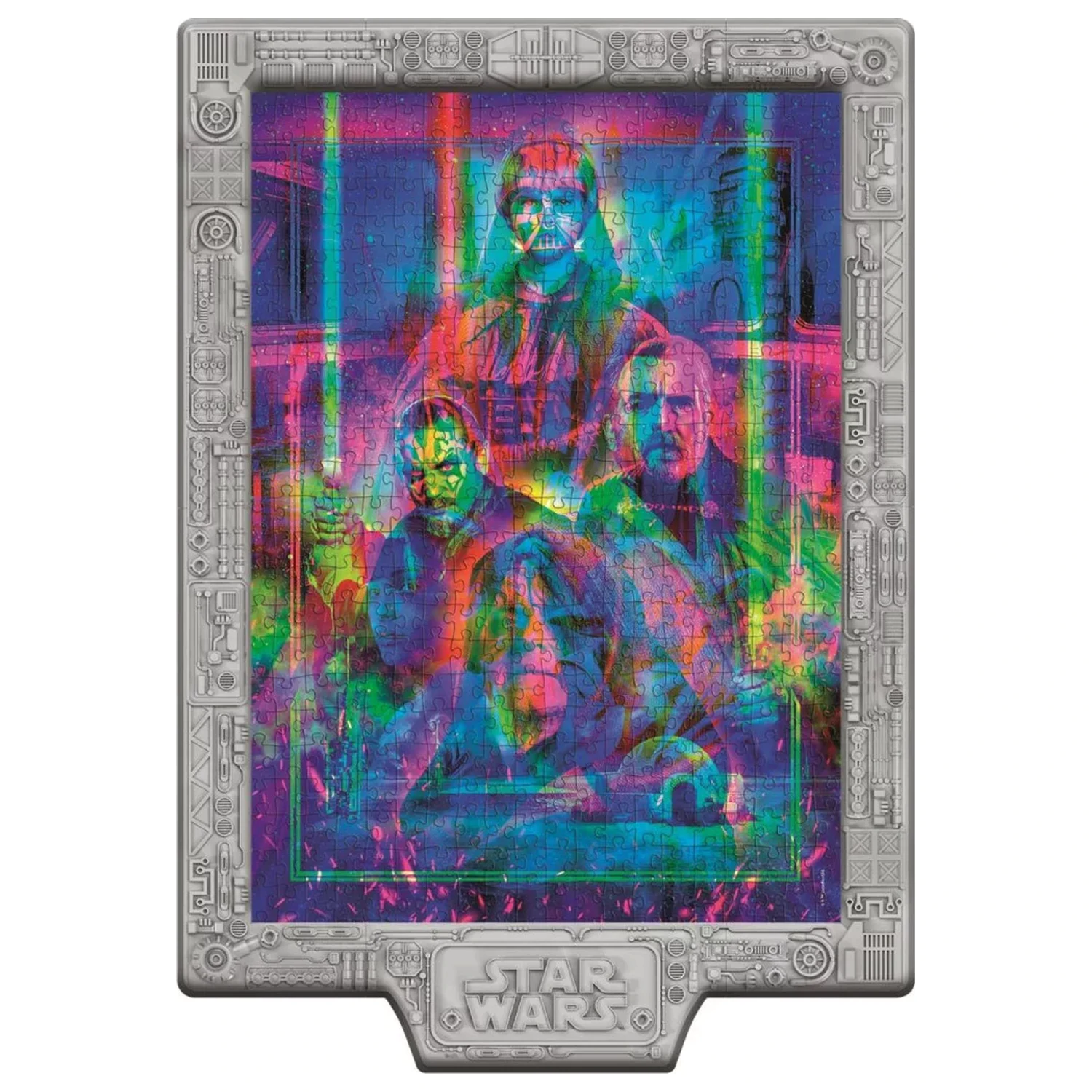 Star Wars Metamorphic 520-teiliges Puzzle mit LED-Rahmen Produktfoto