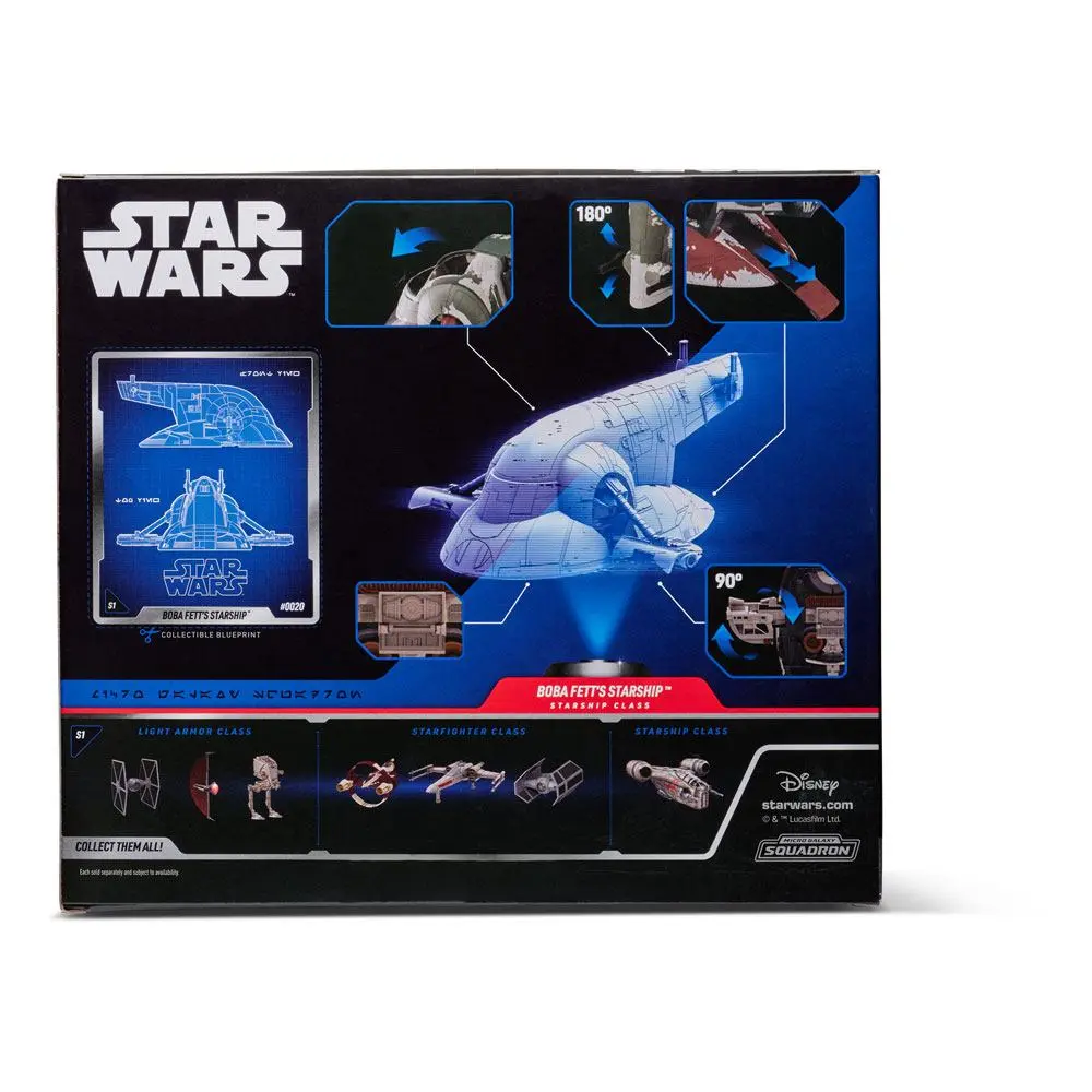 Star Wars Micro Galaxy Squadron Fahrzeug mit Figuren Boba Fett`s Starship 20 cm termékfotó