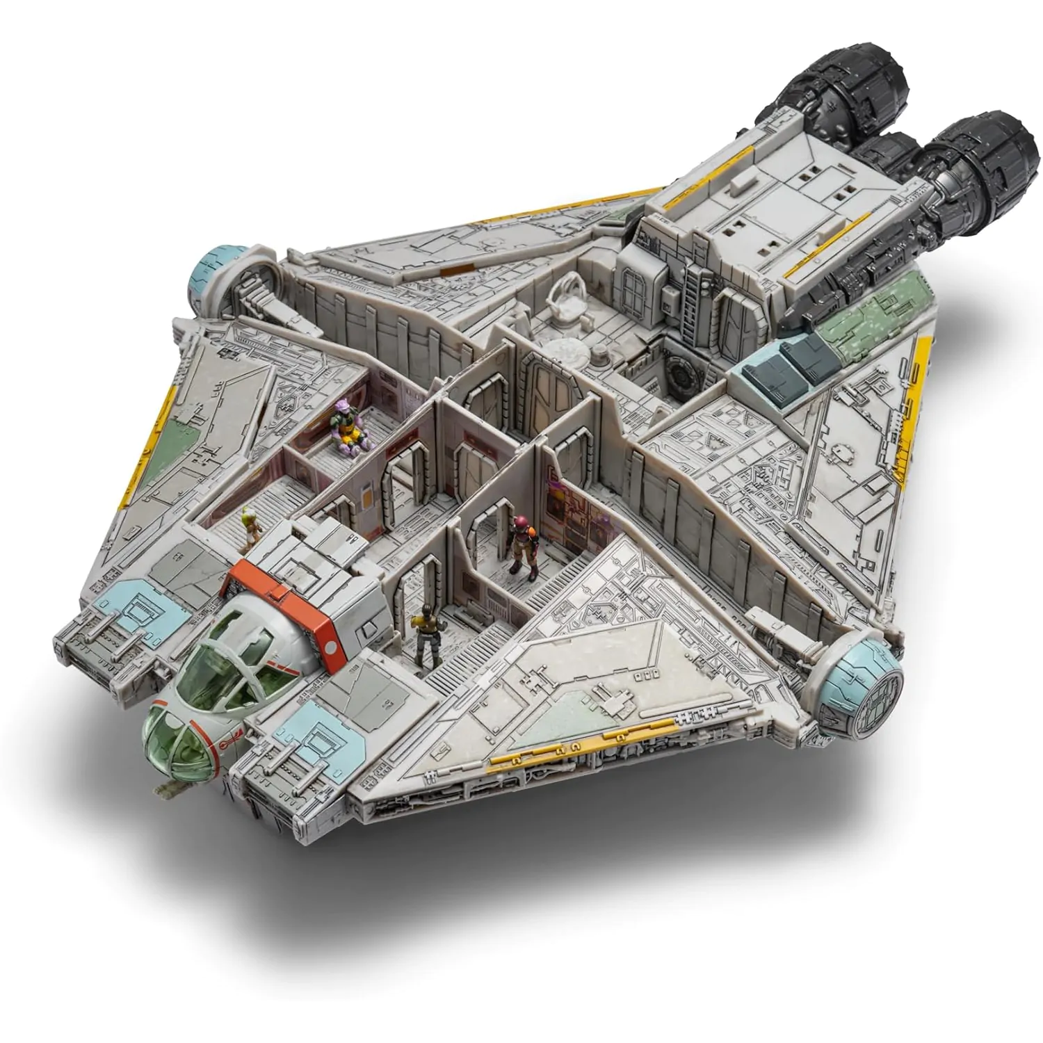 Star Wars Micro Galaxy Squadron Ghost Feature Fahrzeug mit Figuren Produktfoto