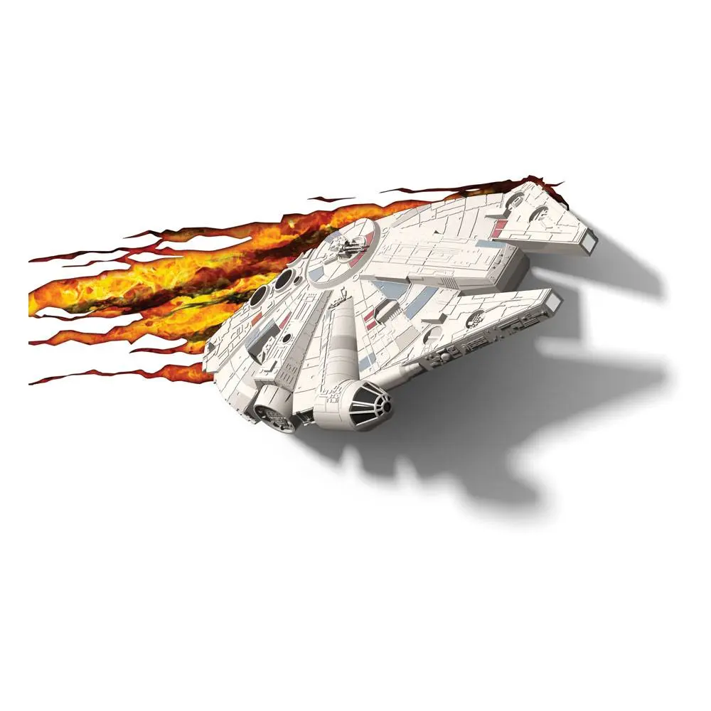 Star Wars 3D LED Leuchte Millennium Falcon 37 cm Produktfoto