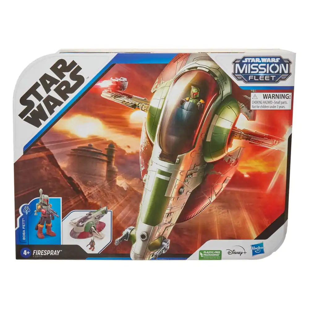 Star Wars Mission Fleet Fahrzeug mit Actionfigur Firespray with Boba Fett 6 cm Produktfoto