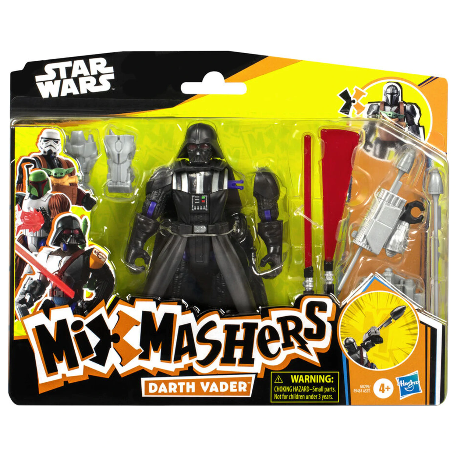 Star Wars Mix Mashers Darth Vader Deluxe Figur 12cm Produktfoto