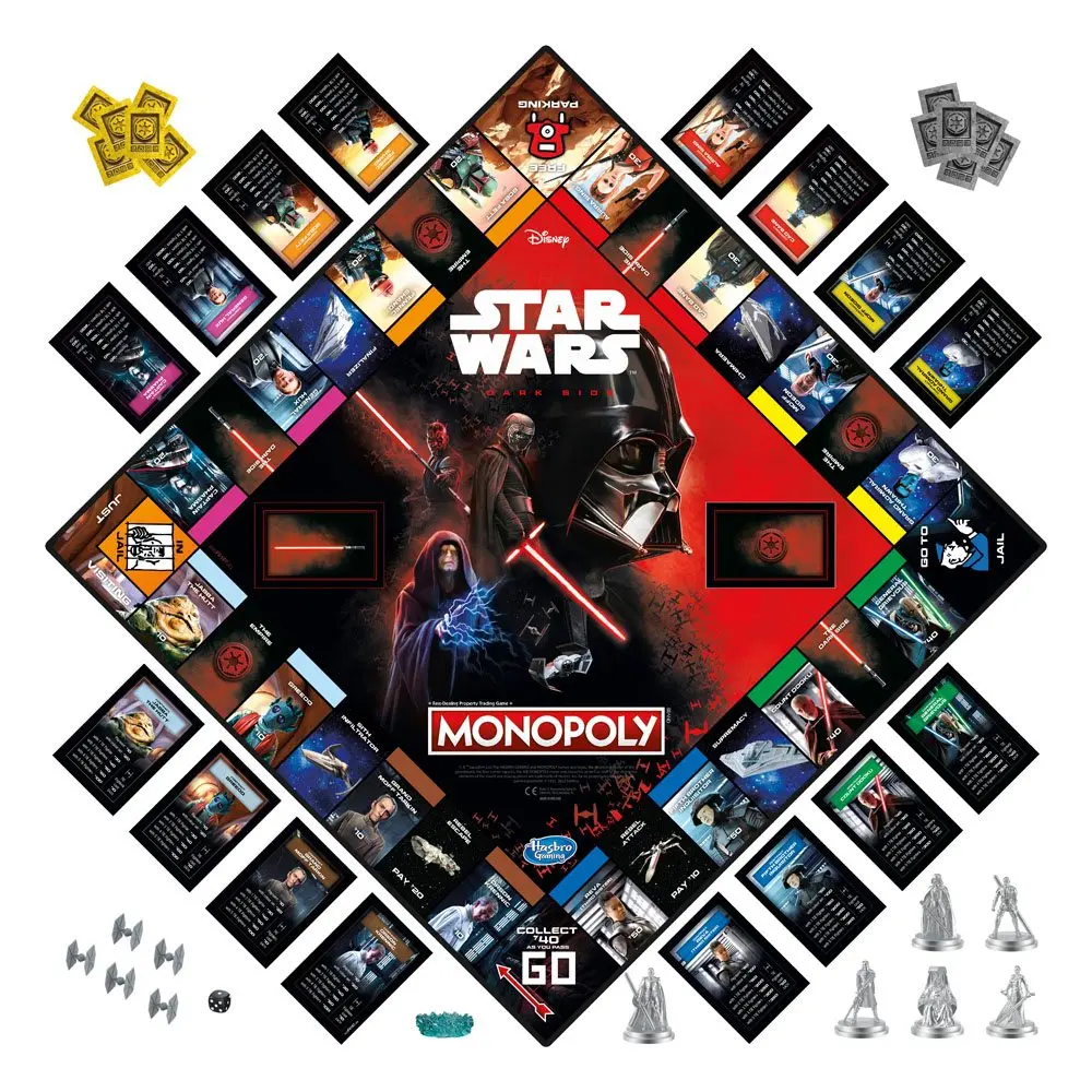 Star Wars Brettspiel Monopoly Dark Side Edition *Englische Version* Produktfoto