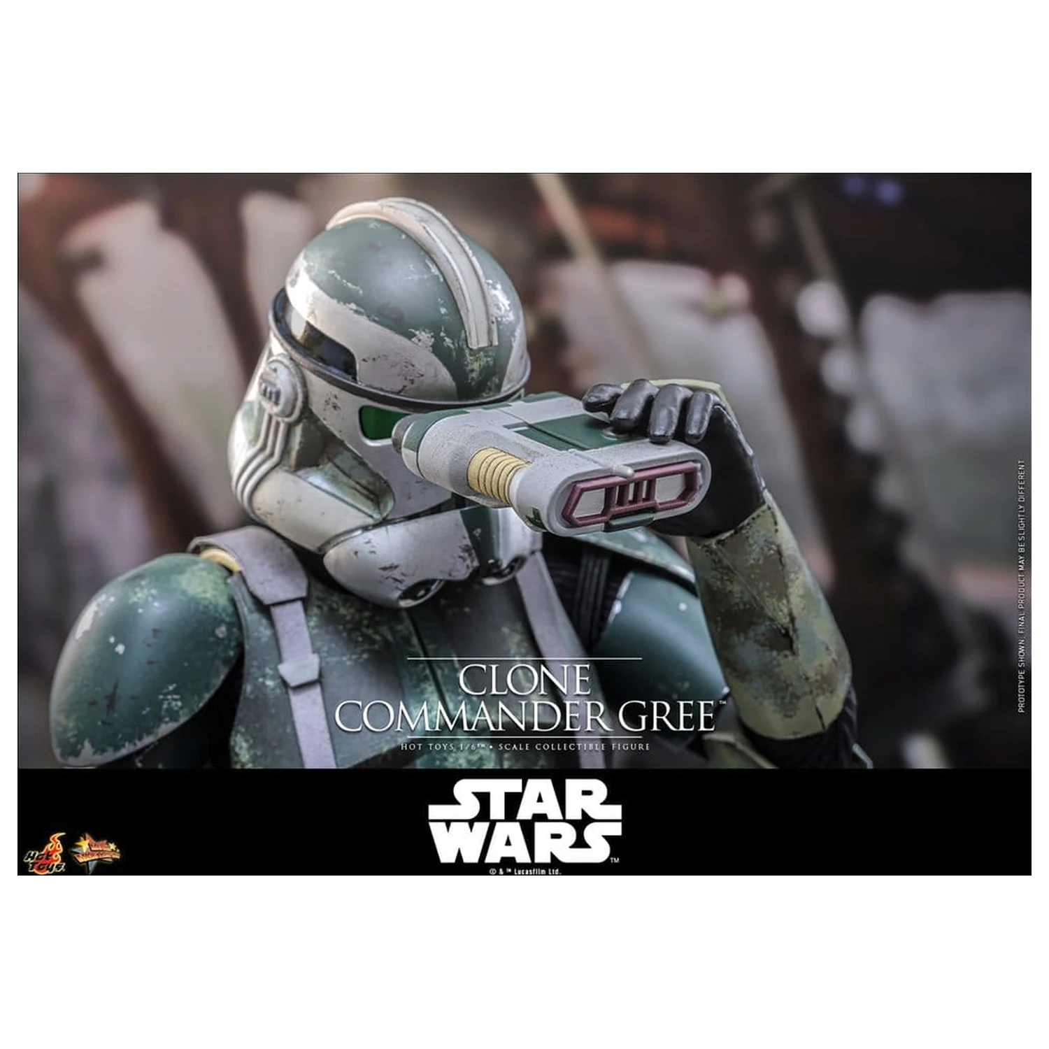 Star Wars Movie Masterpiece Actionfigur 1/6 Clone Commander Gree 30 cm Produktfoto