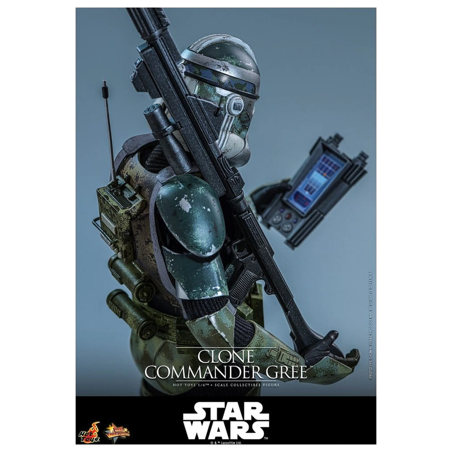 Star Wars Movie Masterpiece Actionfigur 1/6 Clone Commander Gree 30 cm Produktfoto