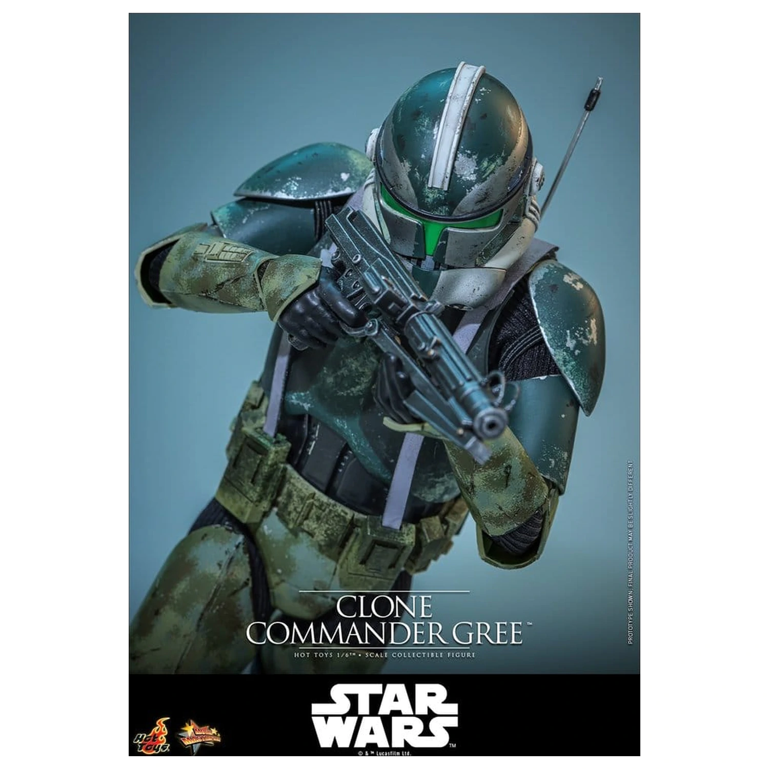 Star Wars Movie Masterpiece Actionfigur 1/6 Clone Commander Gree 30 cm Produktfoto
