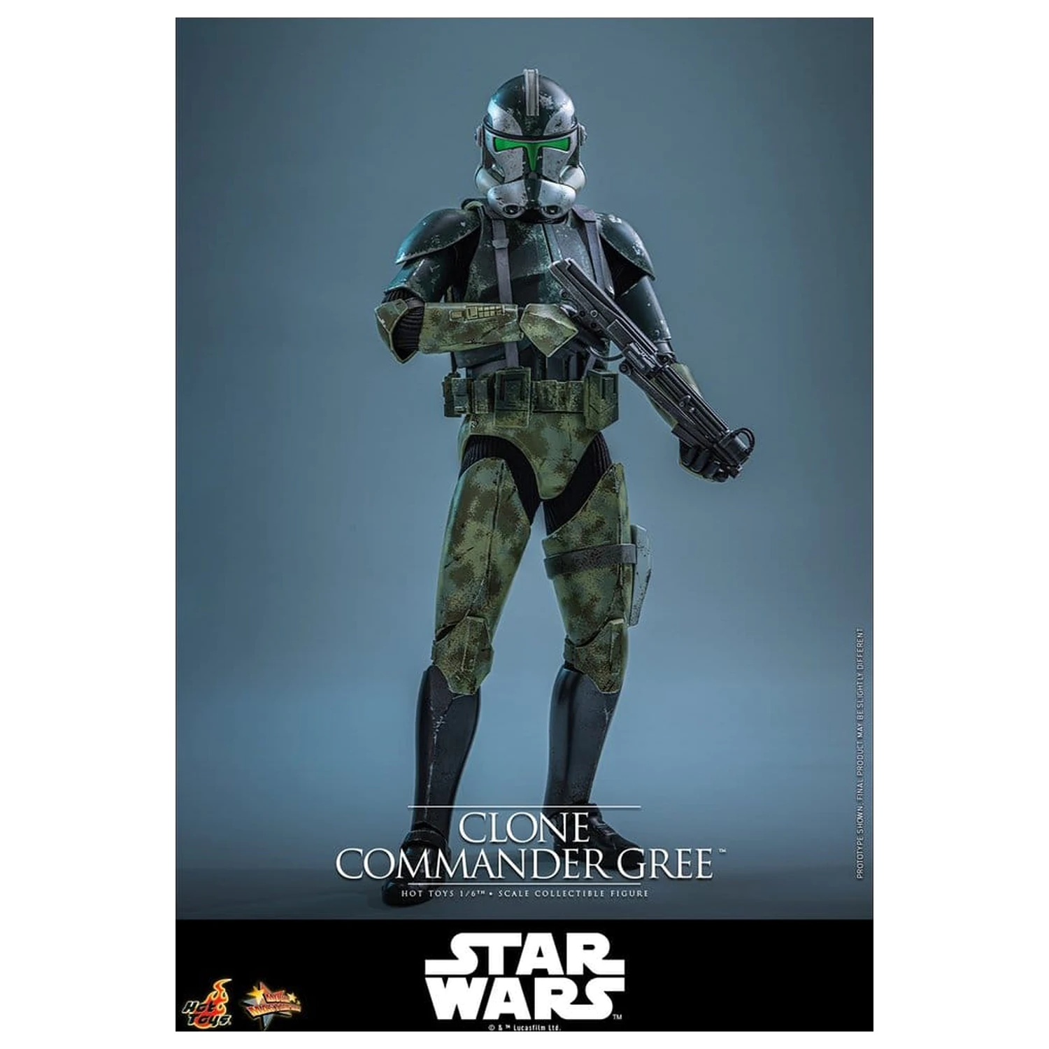 Star Wars Movie Masterpiece Actionfigur 1/6 Clone Commander Gree 30 cm Produktfoto