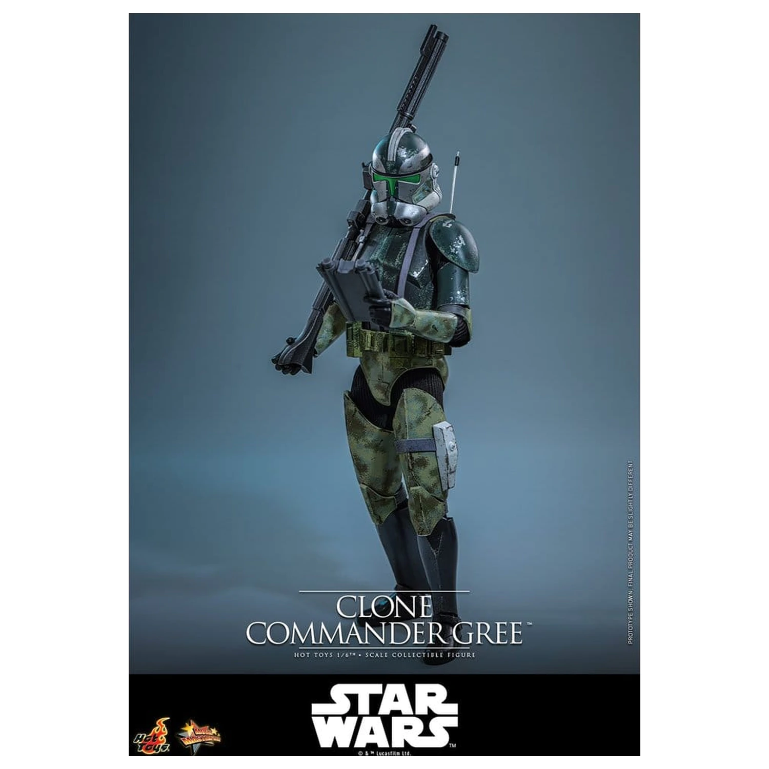 Star Wars Movie Masterpiece Actionfigur 1/6 Clone Commander Gree 30 cm Produktfoto