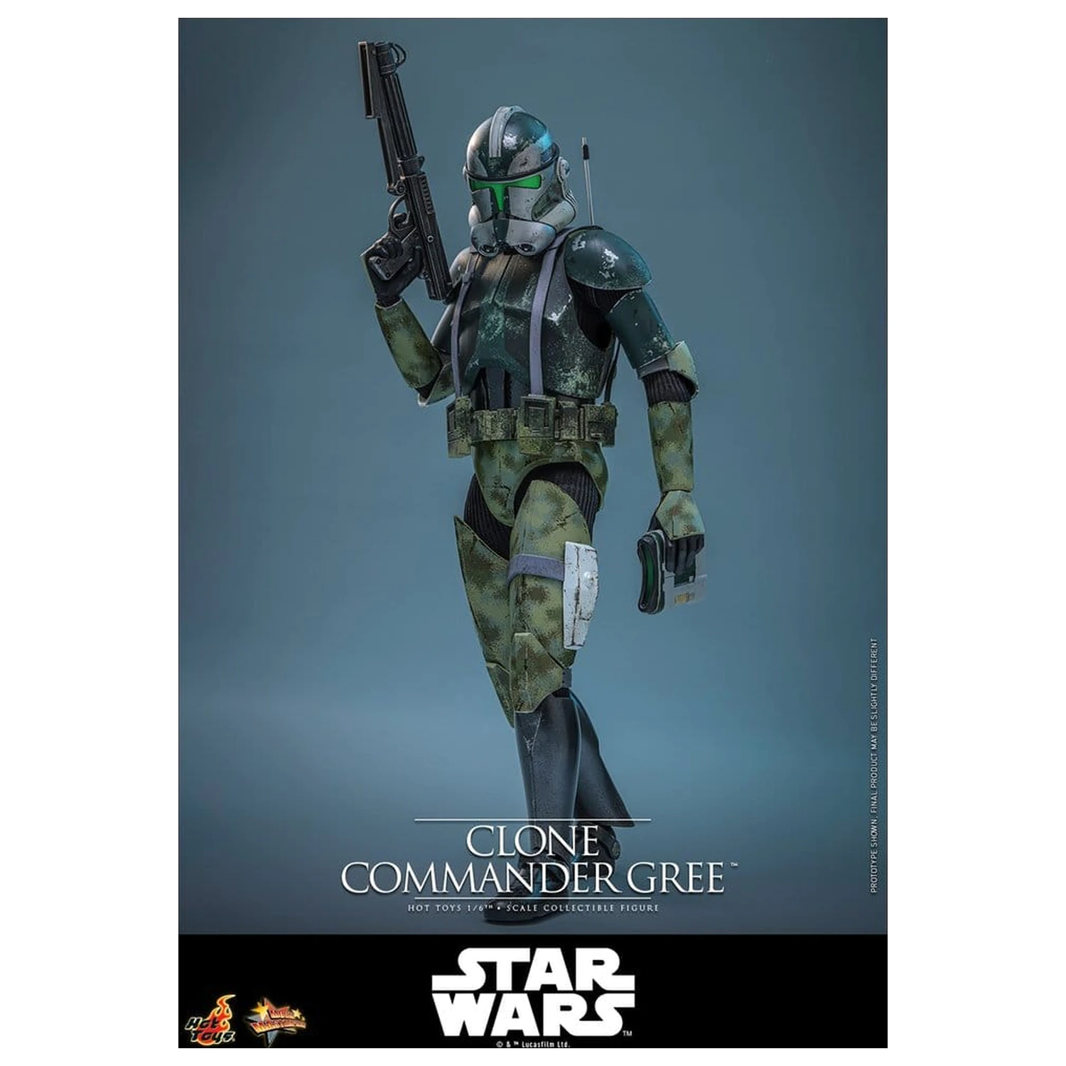Star Wars Movie Masterpiece Actionfigur 1/6 Clone Commander Gree 30 cm Produktfoto