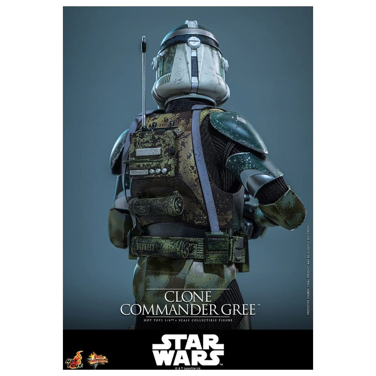 Star Wars Movie Masterpiece Actionfigur 1/6 Clone Commander Gree 30 cm Produktfoto
