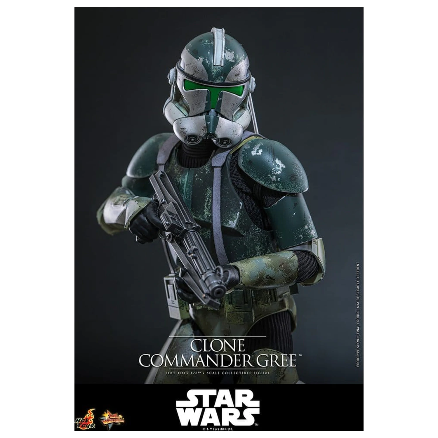 Star Wars Movie Masterpiece Actionfigur 1/6 Clone Commander Gree 30 cm Produktfoto