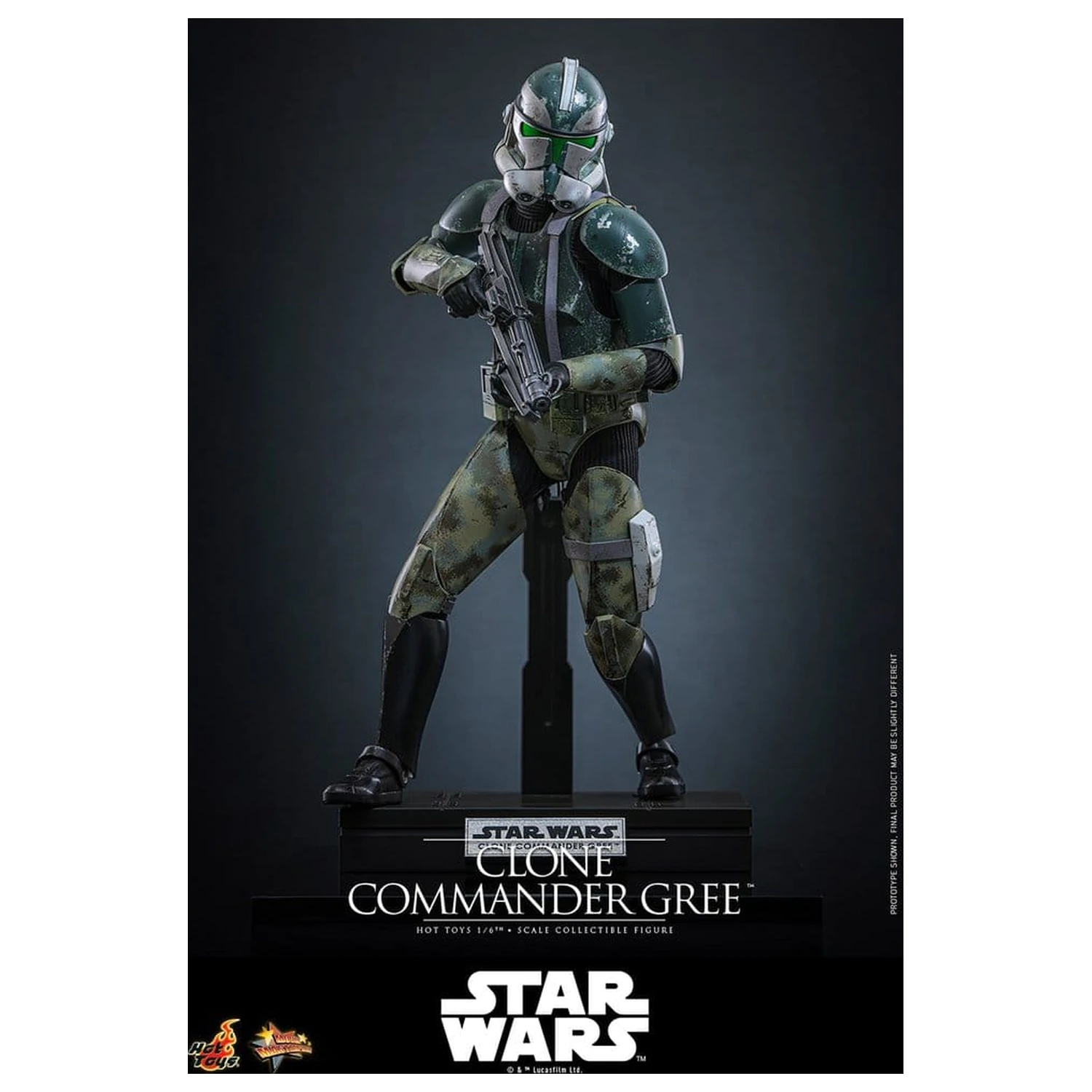 Star Wars Movie Masterpiece Actionfigur 1/6 Clone Commander Gree 30 cm Produktfoto