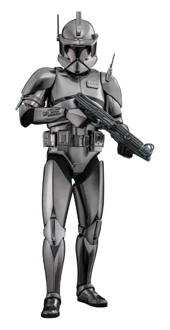Star Wars Movie Masterpiece Actionfigur 1/6 Commander Cody (Chrome Version) Hot Toys Exclusive 30 cm Produktfoto