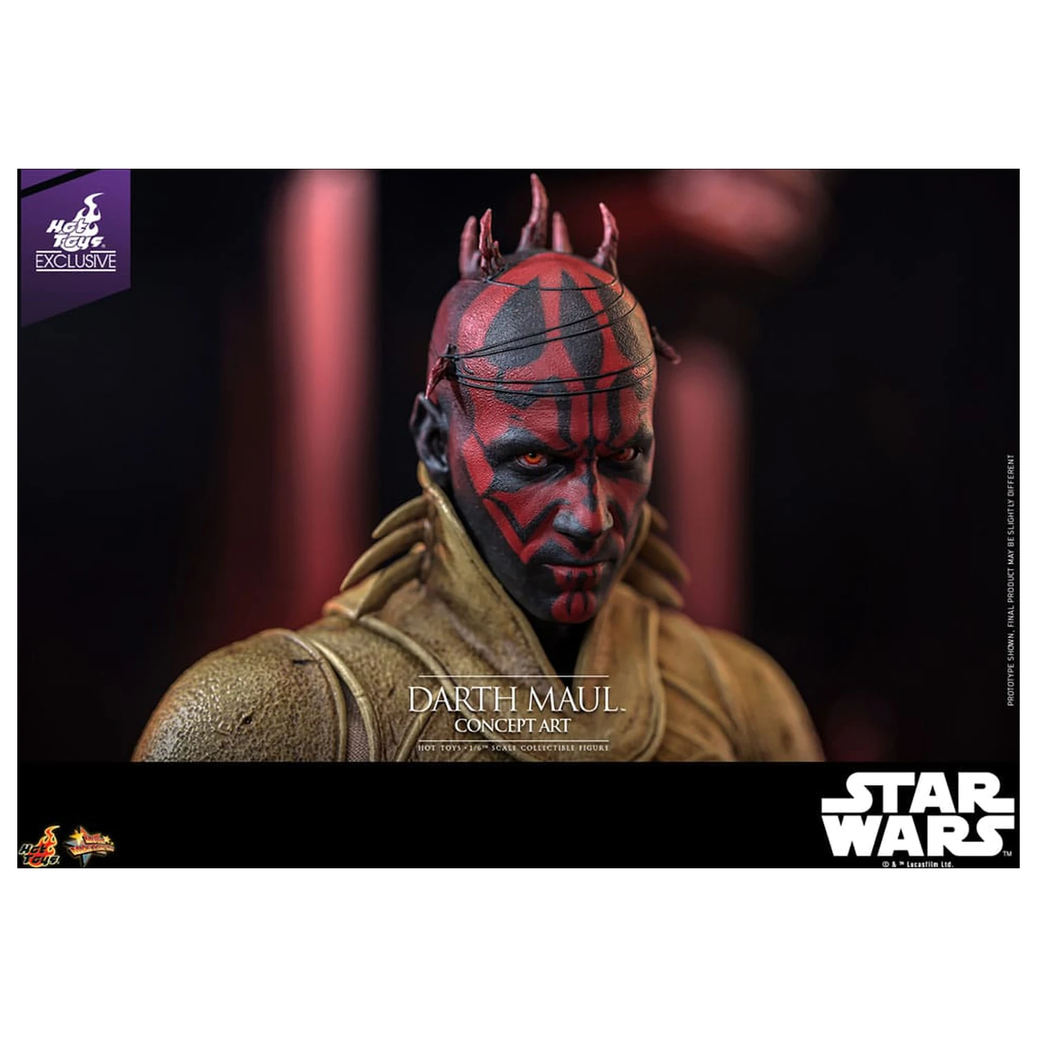 Star Wars Movie Masterpiece Action-Figur 1/6 Darth Maul (Concept Art) Hot Toys Exclusive 35 cm Produktfoto