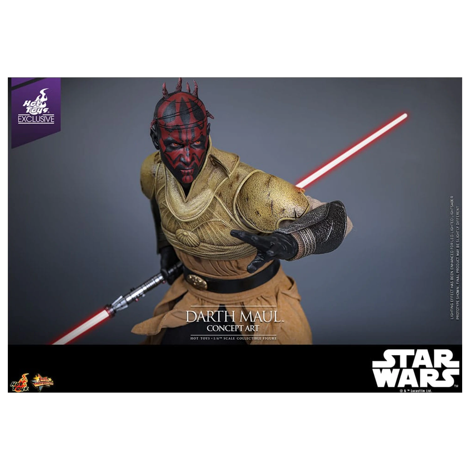 Star Wars Movie Masterpiece Action-Figur 1/6 Darth Maul (Concept Art) Hot Toys Exclusive 35 cm Produktfoto