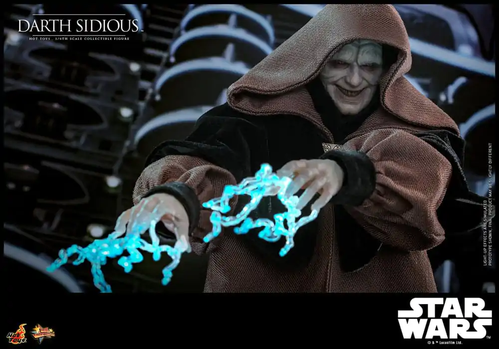 Star Wars Movie Masterpiece Actionfigur 1/6 Darth Sidious 29 cm Produktfoto