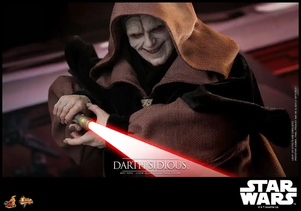 Star Wars Movie Masterpiece Actionfigur 1/6 Darth Sidious 29 cm Produktfoto