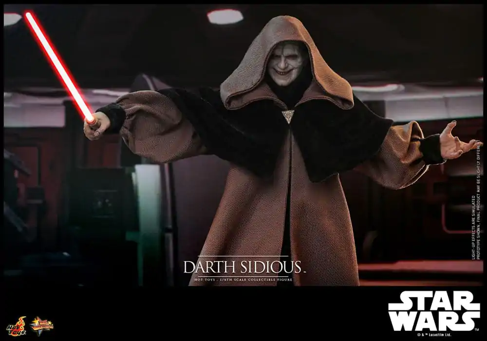 Star Wars Movie Masterpiece Actionfigur 1/6 Darth Sidious 29 cm Produktfoto
