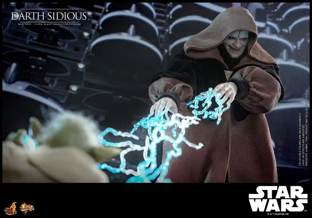 Star Wars Movie Masterpiece Actionfigur 1/6 Darth Sidious 29 cm Produktfoto