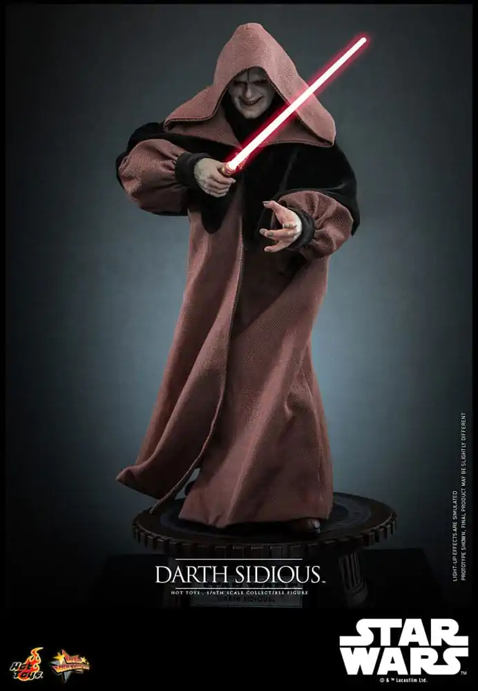 Star Wars Movie Masterpiece Actionfigur 1/6 Darth Sidious 29 cm Produktfoto