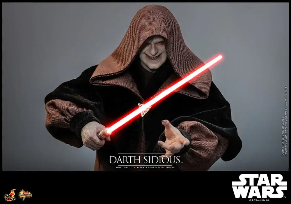 Star Wars Movie Masterpiece Actionfigur 1/6 Darth Sidious 29 cm Produktfoto