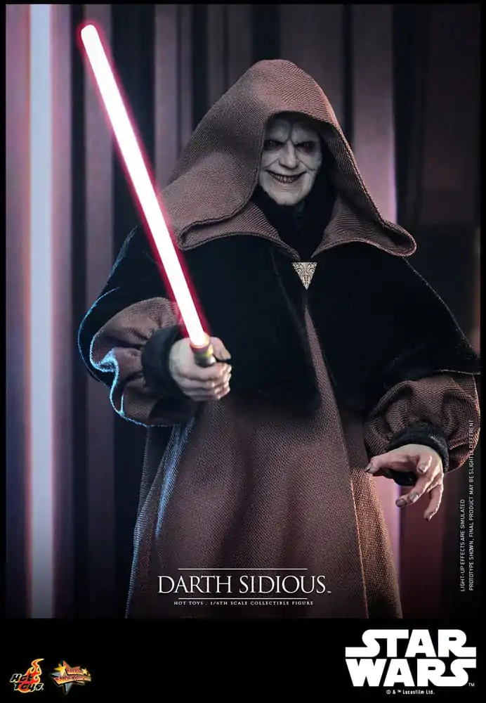 Star Wars Movie Masterpiece Actionfigur 1/6 Darth Sidious 29 cm Produktfoto