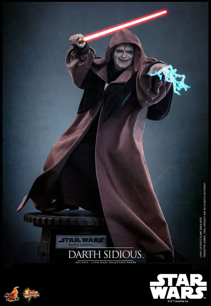 Star Wars Movie Masterpiece Actionfigur 1/6 Darth Sidious 29 cm Produktfoto