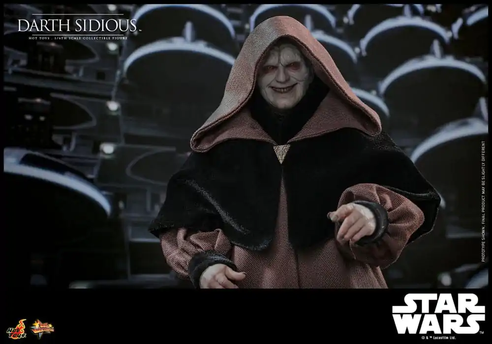 Star Wars Movie Masterpiece Actionfigur 1/6 Darth Sidious 29 cm Produktfoto