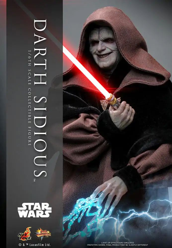 Star Wars Movie Masterpiece Actionfigur 1/6 Darth Sidious 29 cm Produktfoto