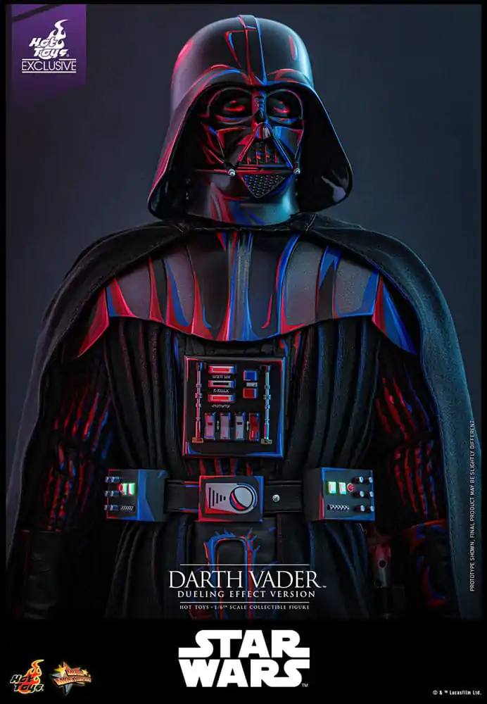 Star Wars Movie Masterpiece Aktionsfigur 1/6 Darth Vader (Dueling Effect Version) Hot Toys Exclusive 35 cm Produktfoto