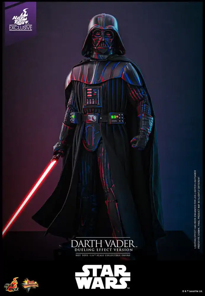 Star Wars Movie Masterpiece Aktionsfigur 1/6 Darth Vader (Dueling Effect Version) Hot Toys Exclusive 35 cm Produktfoto