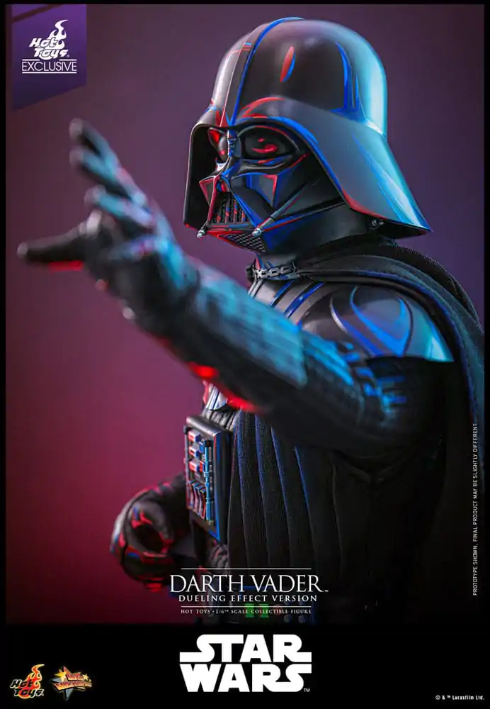 Star Wars Movie Masterpiece Aktionsfigur 1/6 Darth Vader (Dueling Effect Version) Hot Toys Exclusive 35 cm Produktfoto