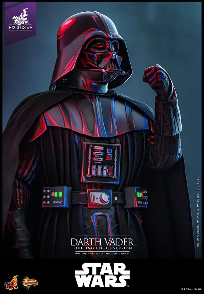 Star Wars Movie Masterpiece Aktionsfigur 1/6 Darth Vader (Dueling Effect Version) Hot Toys Exclusive 35 cm Produktfoto