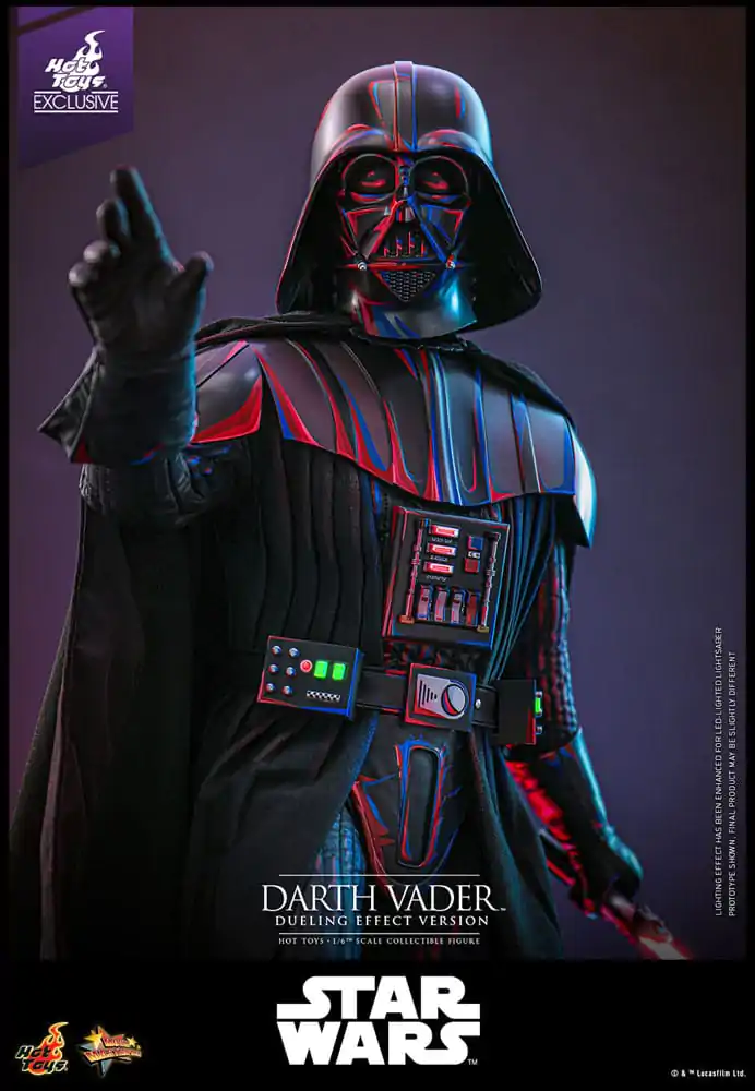 Star Wars Movie Masterpiece Aktionsfigur 1/6 Darth Vader (Dueling Effect Version) Hot Toys Exclusive 35 cm Produktfoto