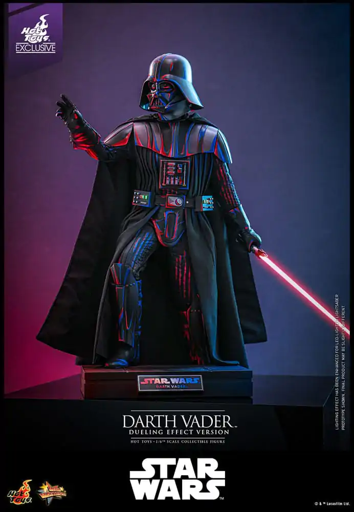 Star Wars Movie Masterpiece Aktionsfigur 1/6 Darth Vader (Dueling Effect Version) Hot Toys Exclusive 35 cm Produktfoto