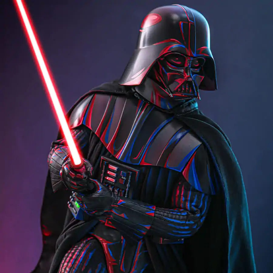 Star Wars Movie Masterpiece Aktionsfigur 1/6 Darth Vader (Dueling Effect Version) Hot Toys Exclusive 35 cm Produktfoto