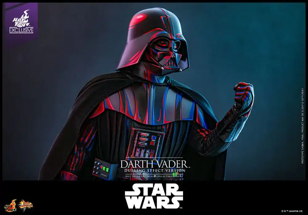 Star Wars Movie Masterpiece Aktionsfigur 1/6 Darth Vader (Dueling Effect Version) Hot Toys Exclusive 35 cm Produktfoto